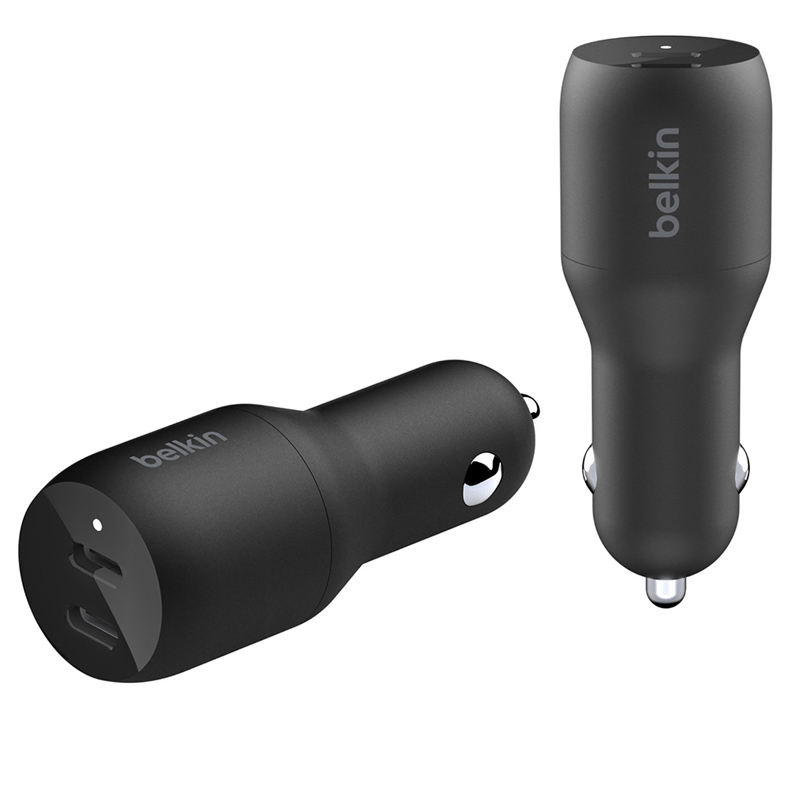 Belkin Car Charger Usb C W Black Ccb Btbk