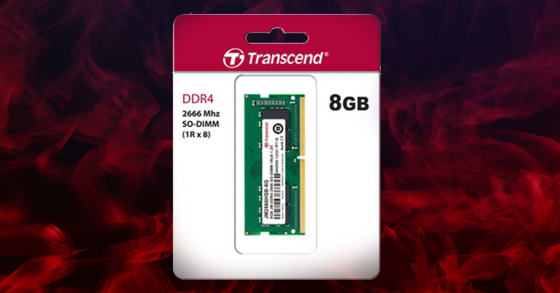 Transcend Ram Notebook DDR4 8GB/2666Mhz.CL19 SO-DIMM
