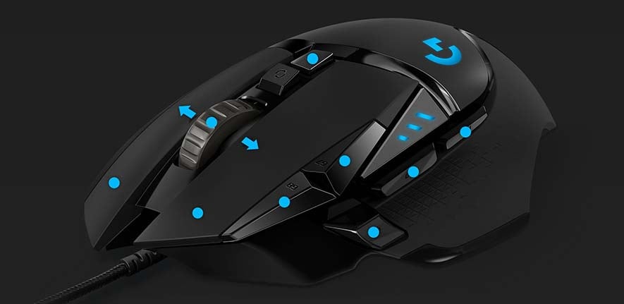 Logitech Gaming Mouse G502 Hero High Performance