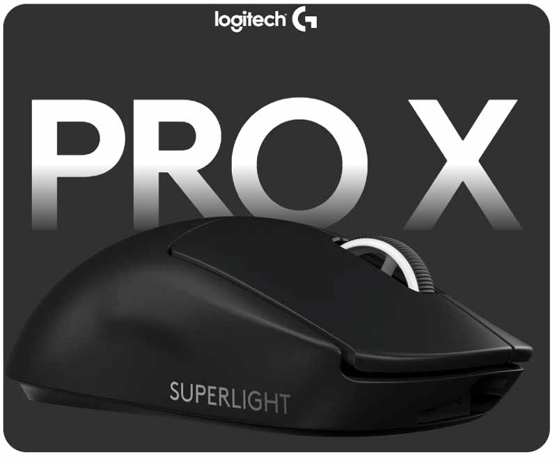 Logitech G Pro X Superlight 2 Wireless Gaming Mouse (Black) เมาส์
