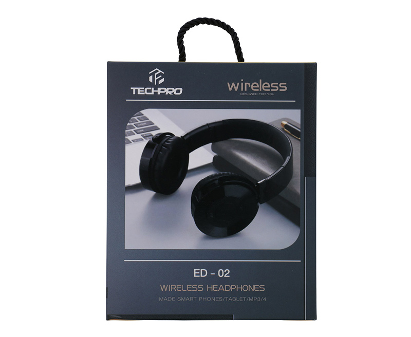 Tech Pro Headphone Wireless ED-02 Black