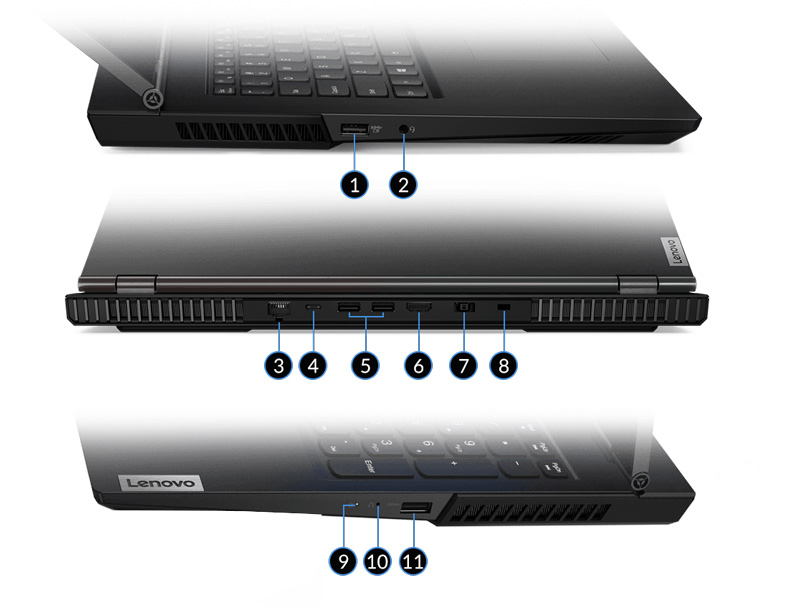Lenovo Notebook Legion5 15ARH05 -82B500FQTA