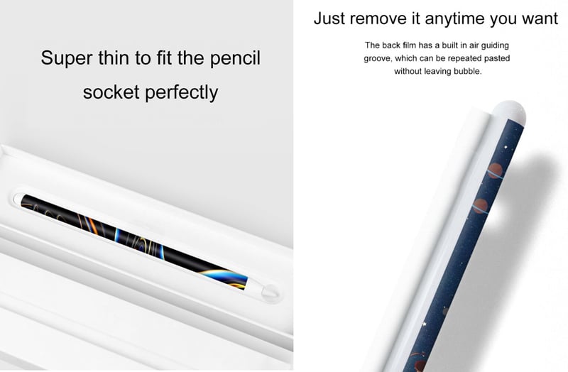 Blue Box Pencil Skin for 2nd Gen Apple Pencil