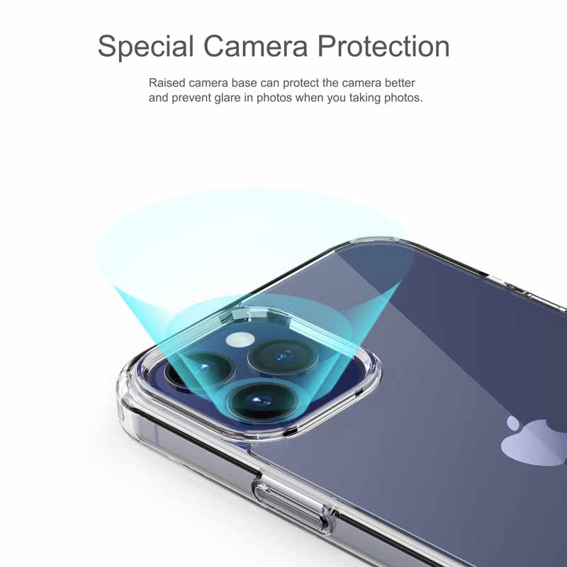 Blue Box Casing for iPhone 12 Pro Max (6.7") Crystal Case Clear