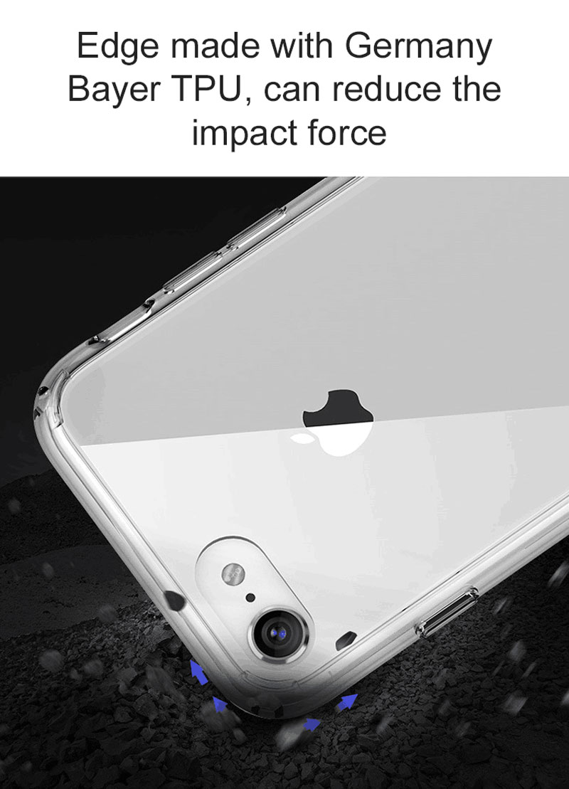 Blue Box Casing for iPhone SE (2020) Air Crystal