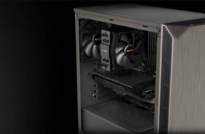 Be Quiet Computer Case Pure Base 500 Window Metallic Gray