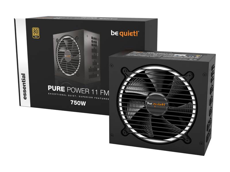 อุปกรณ์จ่ายไฟ Be Quiet Power Supply Pure 11 FM 750Watt 80 Plus Gold