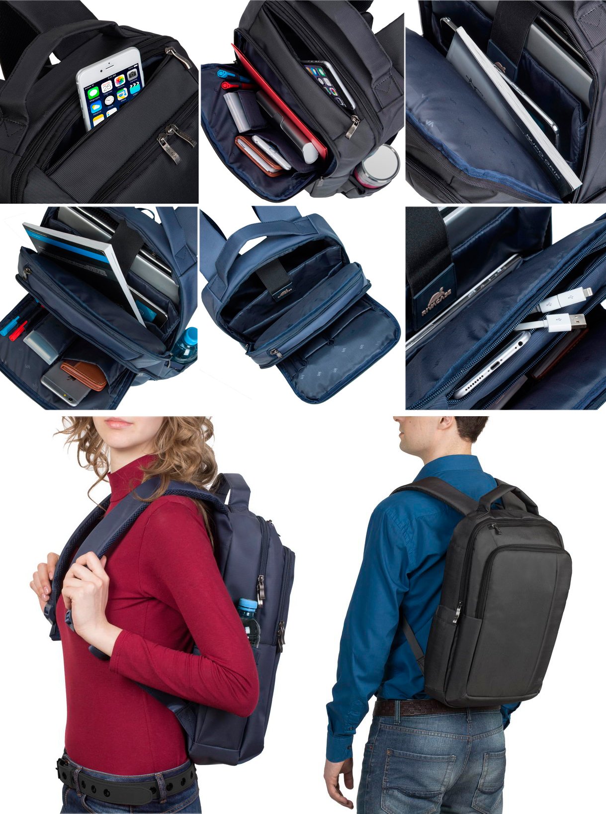กระเป๋า Rivacase Backpack for MacBook/Laptop