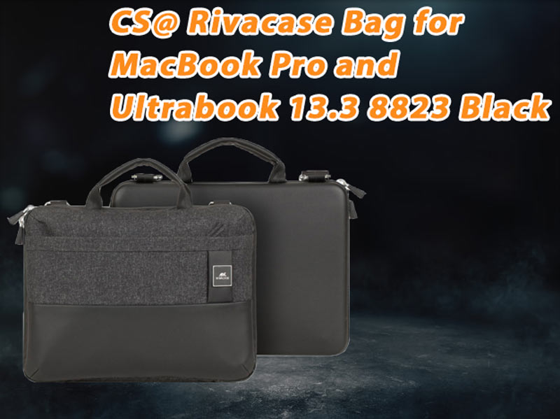 CS@ Rivacase Bag for MacBook Pro and Ultrabook 13.3 8823 Black