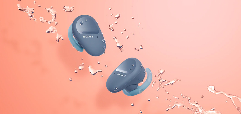 Sony Headphone with Mic. Wireless TWS WF-SP800N