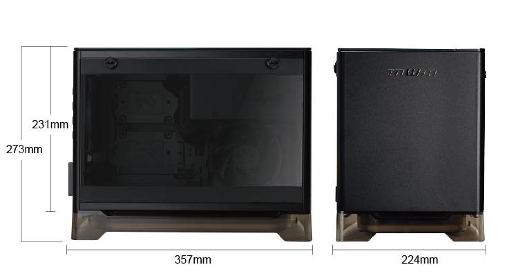 เคสคอมพิวเตอร์ InWin Computer Case A1 Plus Black