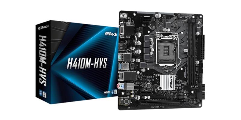 Материнская плата asrock h410m hvs обзор