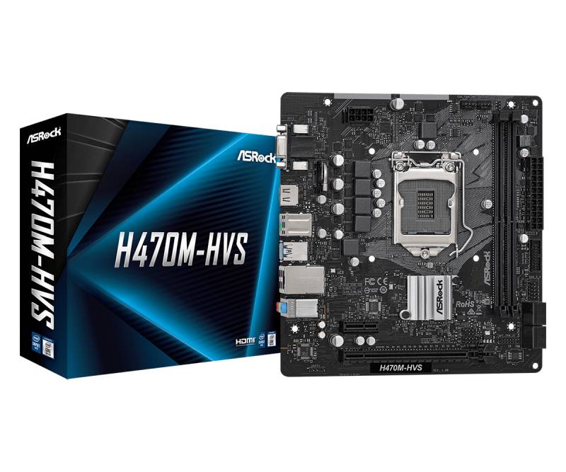 Материнская плата asrock h470m hdv совместимость