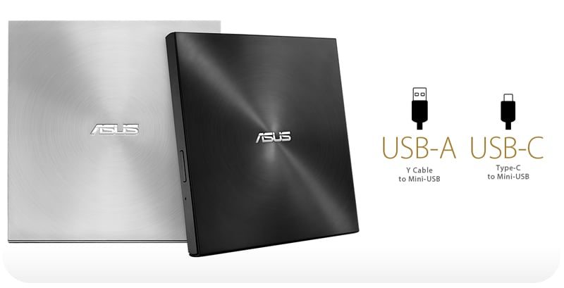 Asus Optical Drive External ZenDrive U9M (SDRW-08U9M-U) Black