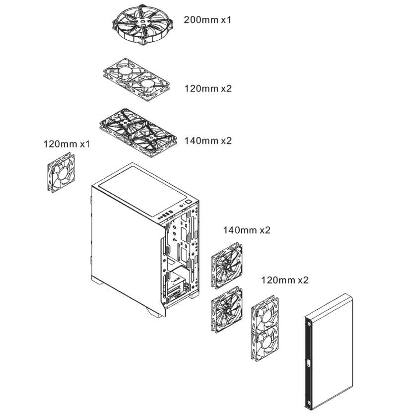 S100 Tempered Glass Micro Chassis