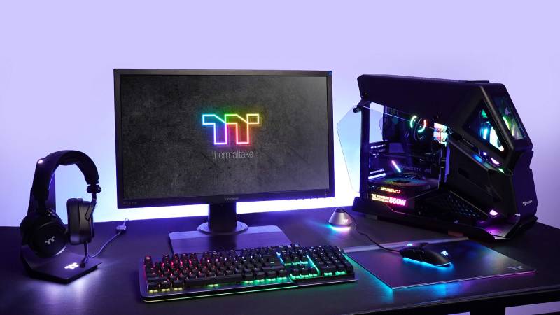 Thermaltake Computer Case AH T200 Black Edition Micro Chassis