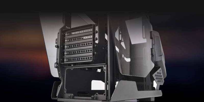 Thermaltake Computer Case AH T200 Black Edition Micro Chassis