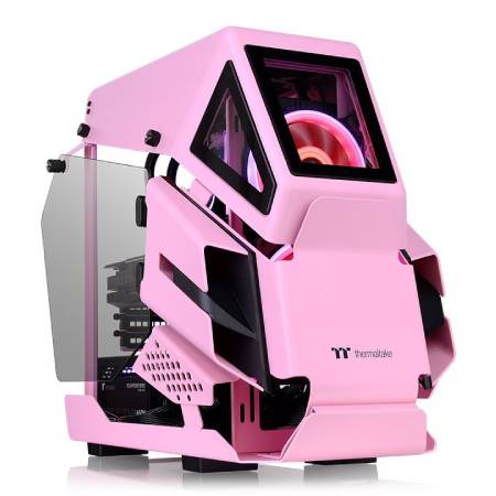 Thermaltake Computer Case AH T200 Pink Edition Micro Chassis