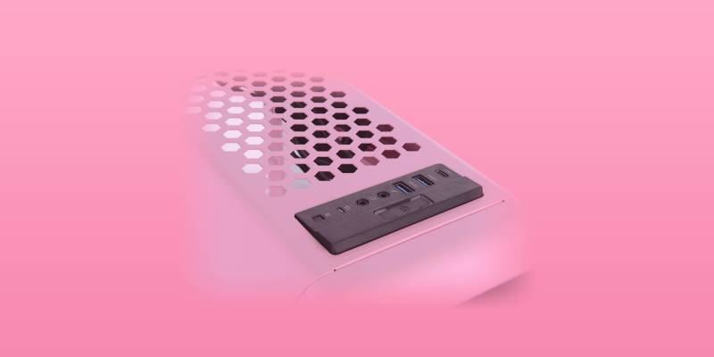 Thermaltake Computer Case AH T200 Pink Edition Micro Chassis