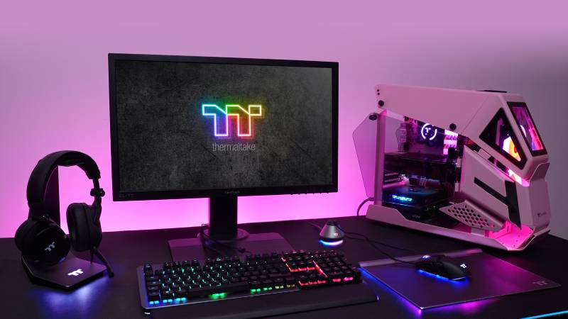 Thermaltake Computer Case AH T200 Pink Edition Micro Chassis