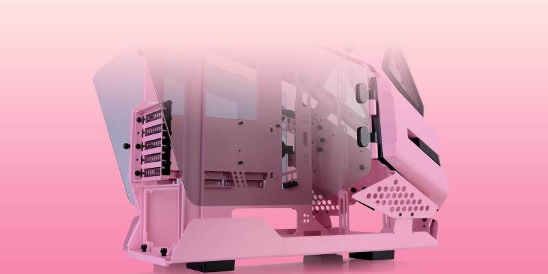 Thermaltake Computer Case AH T200 Pink Edition Micro Chassis