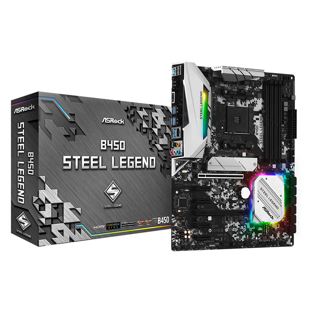 Asrock b450 steel legend настройка майнинга