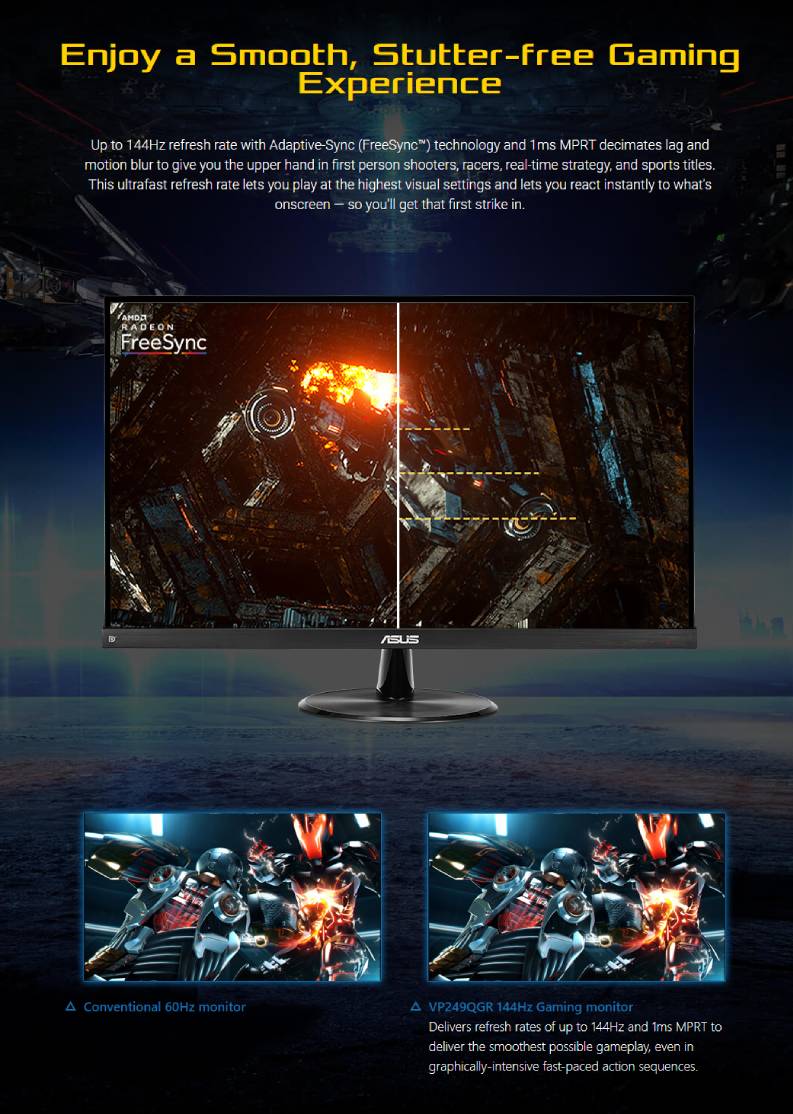 Asus monitor VP249QGR