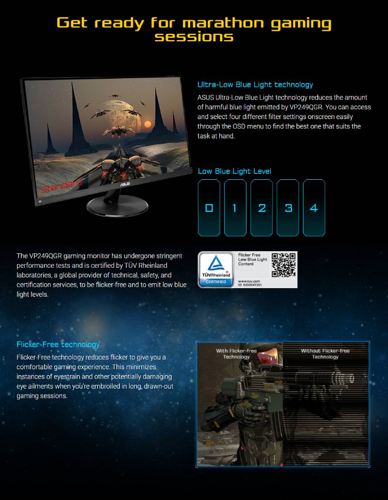 Asus monitor VP249QGR