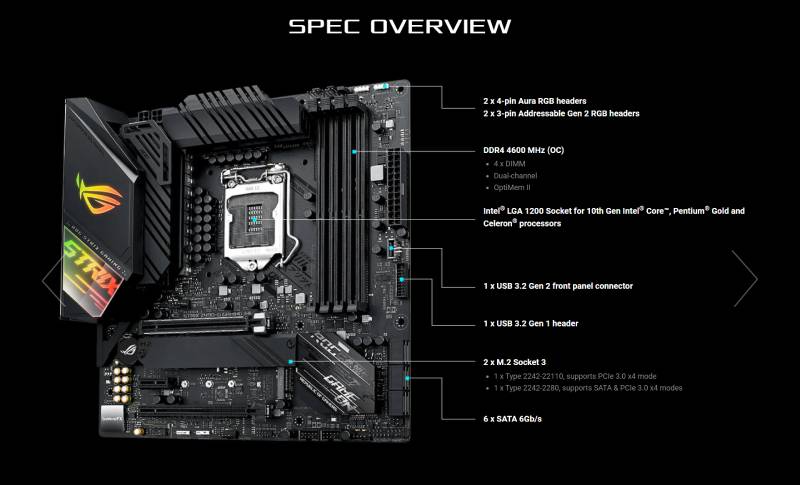 ROG STRIX Z490-G GAMING WiFi
