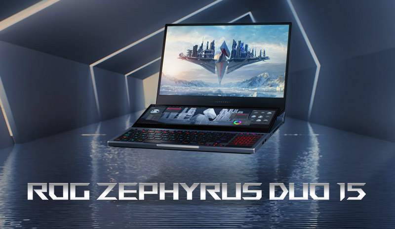 Asus Notebook ROG Zephyrus Duo 15 GX550LWS-HF062T Gray