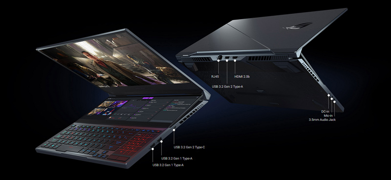 Asus Notebook ROG Zephyrus Duo 15 GX550LWS-HF062T Gray