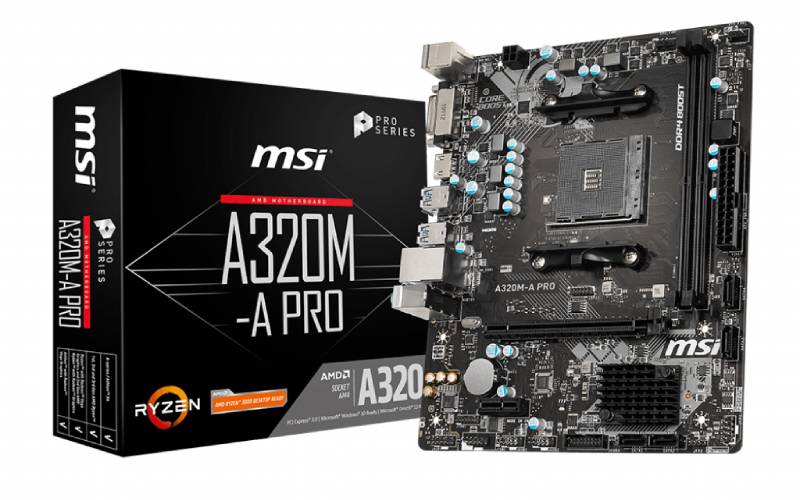 Msi a320m a pro нет изображения