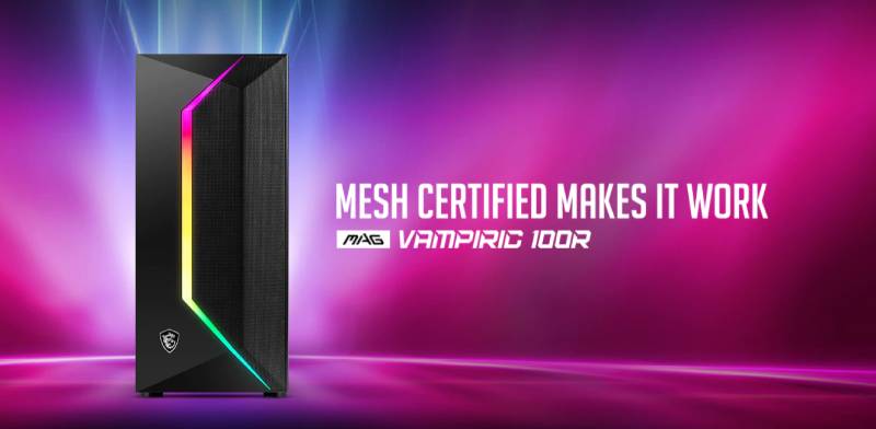 Vampiric Computer เคสคอมพิวเตอร์ MSI Computer Case MAG VAMPIRIC 100R