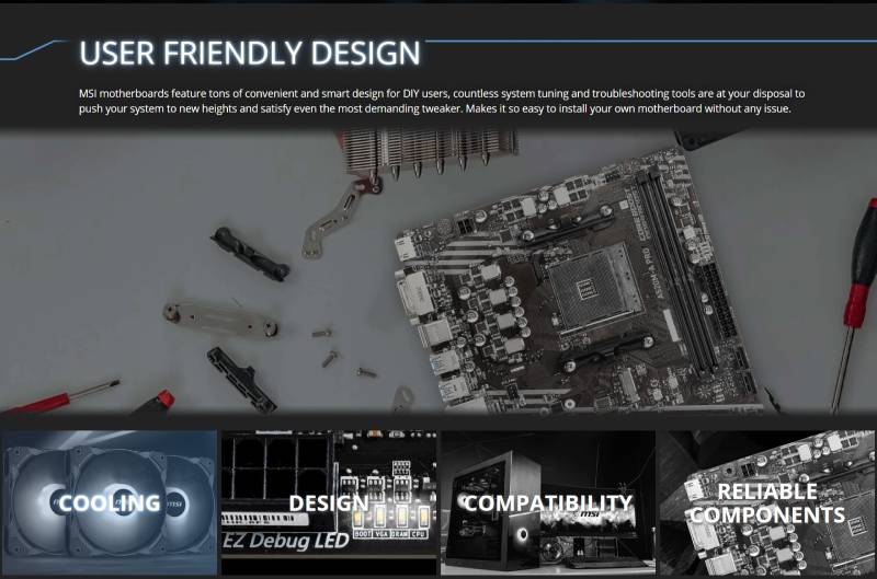 MSI Mainboard A520M-A PRO AM4