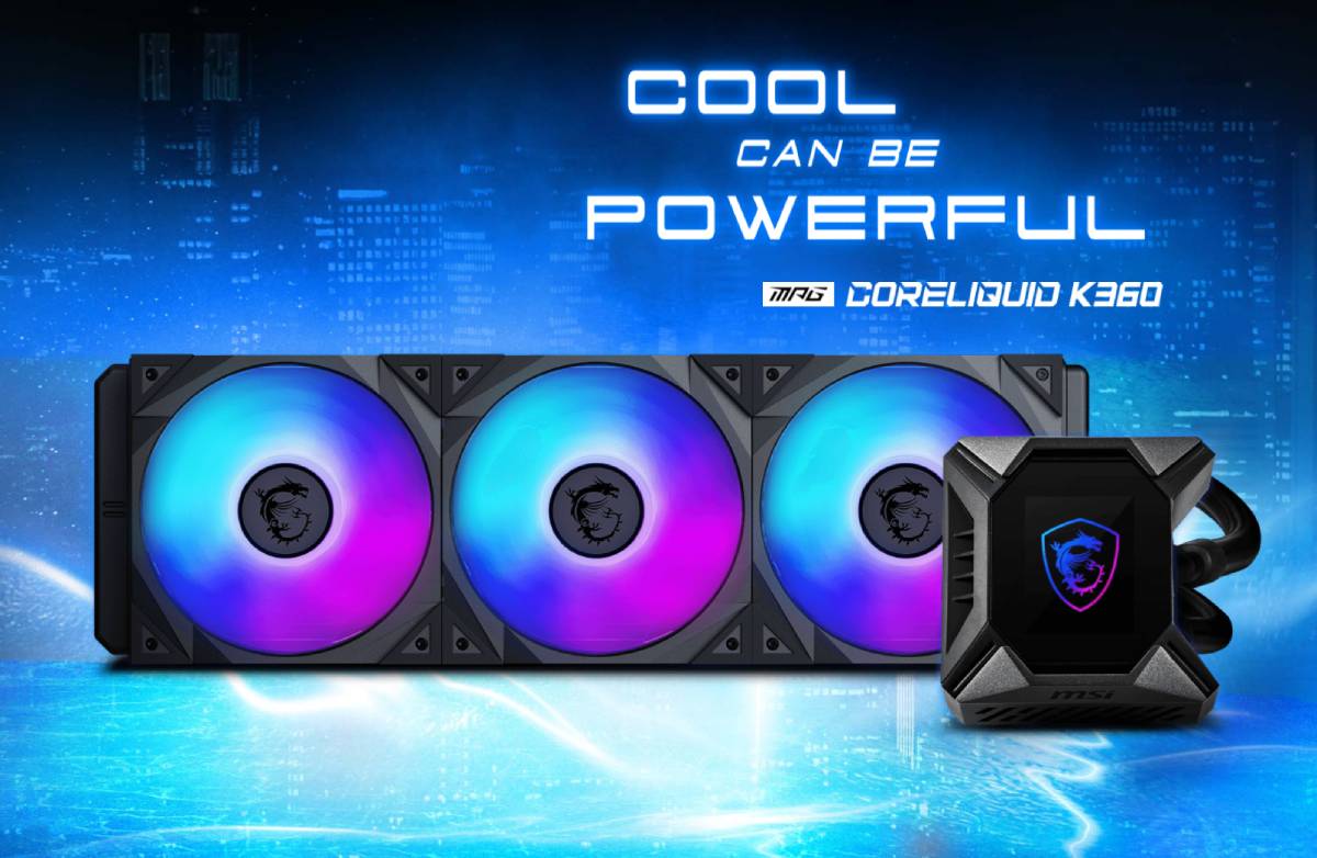 ชุดระบายความร้อนซีพียู MSI Liquid Cooling MPG CORELIQUID K360