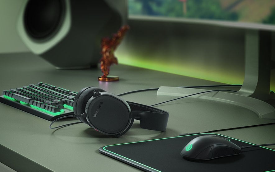 ซื้อ หูฟังสำหรับเล่นเกมส์ SteelSeries Gaming Headset Arctis 3 Black (2019 Edition) หูฟังเฮดเซ็ท, หูฟัง, หูฟังราคาถูก, หูฟังเสียงดี, หูฟังแบบครอบหู, หูฟังใส่ในหู, หูฟังราคาถูก, หูฟังมีไมค์, หูฟังขั้นเทพ, หูฟังไม่มีไมค์, หูฟังสายยาว, หูฟังน้ำหนักเบา, หูฟังหรูๆ, หูฟังคลาสสิค, หูฟังราคาประหยัด, SteelSeries, สตีลซีรี่ ราคาพิเศษ พร้อมโปรโมชั่นลดราคา ส่งฟรี ส่งเร็ว ทั่วไทย