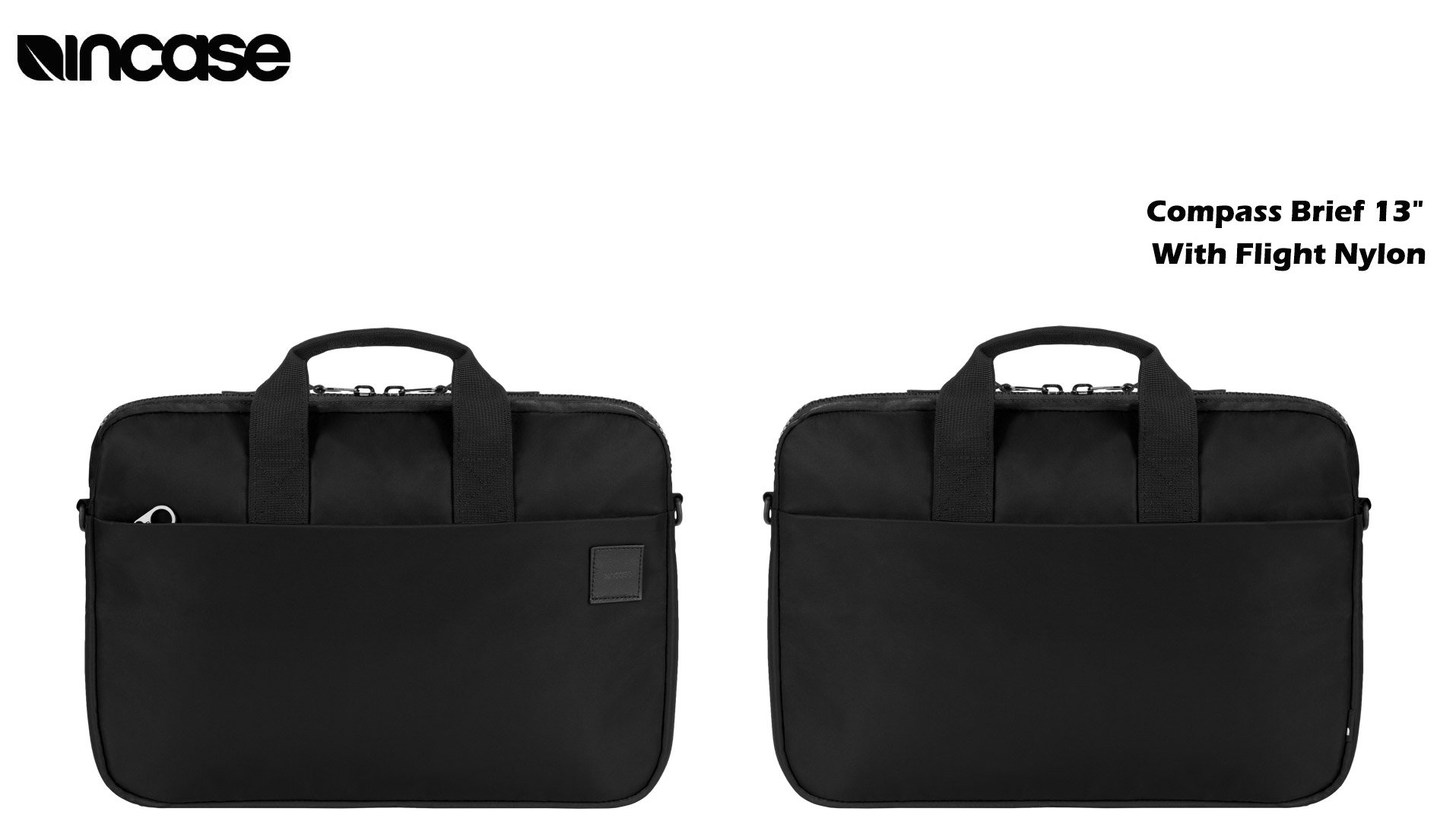 Incase Bag Compass Brief with Flight Nylon for MacBook Pro 13 Black