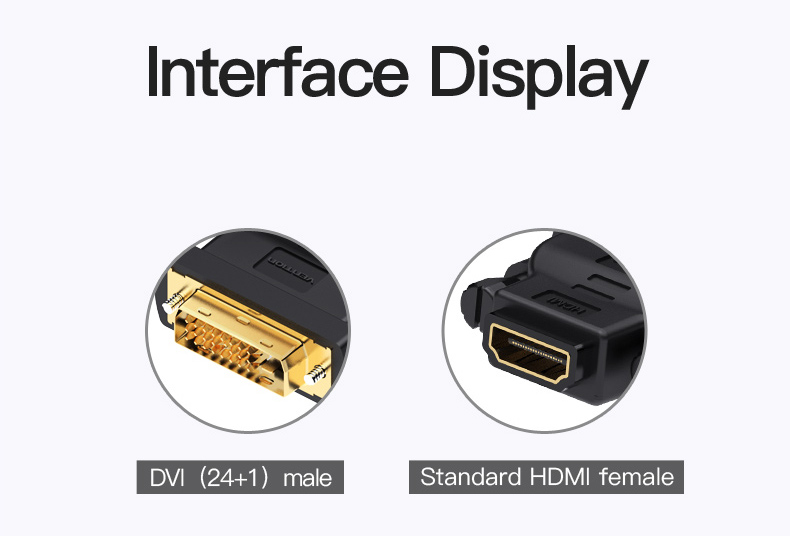 Vention Dvi Male To Hdmi Female Adapter Dvi