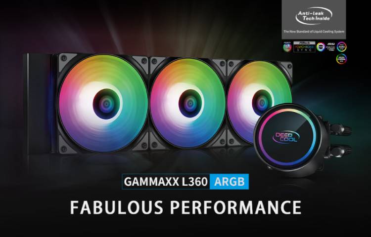 Deepcool CPU Liquid Cooler GAMMAXX L360 A-RGB