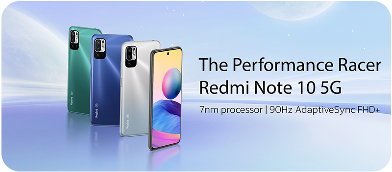 Xiaomi Smartphone Redmi Note 10 (8+128) Nighttime Blue (5G)
