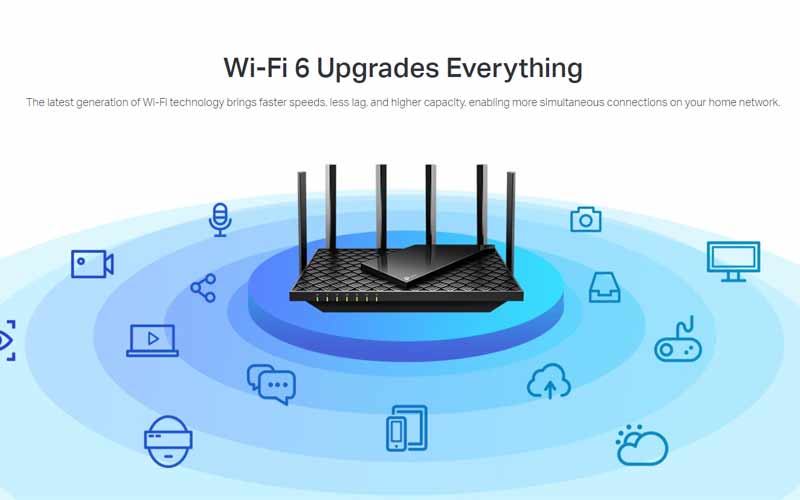 TP-Link Archer AX73 Dual-Band Gigabit AX5400 Wi-Fi 6 Router