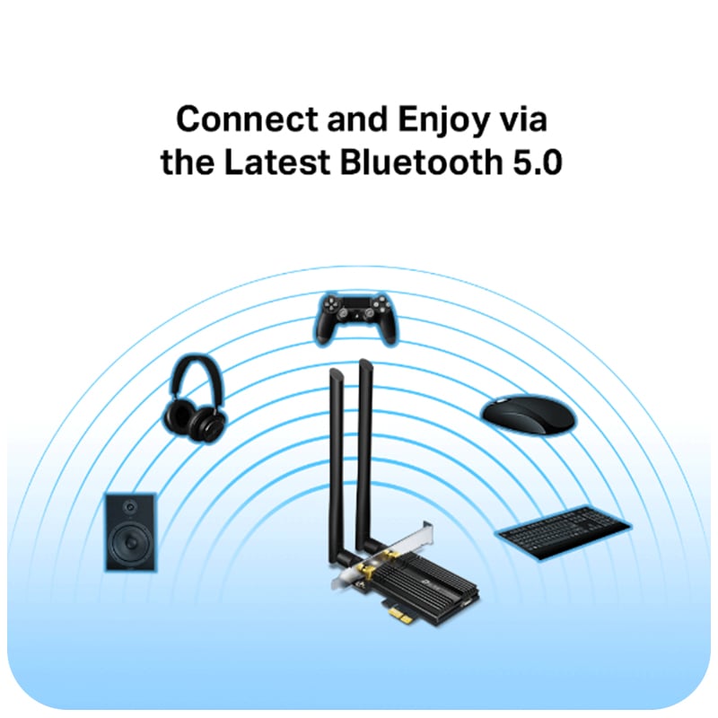 TP-Link Archer TX50E AX3000 Wi-Fi PCIe Adapter Bluetooth 5.0