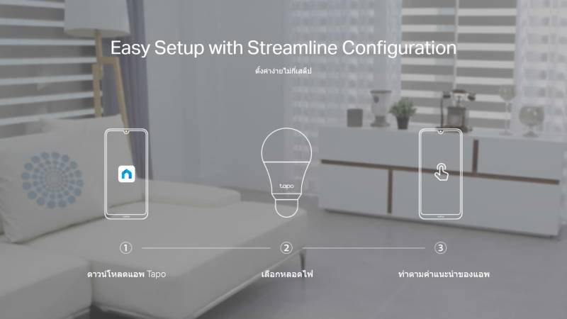 TP-Link Smart Wi-Fi Light Bulb Dimmable Tapo L510E