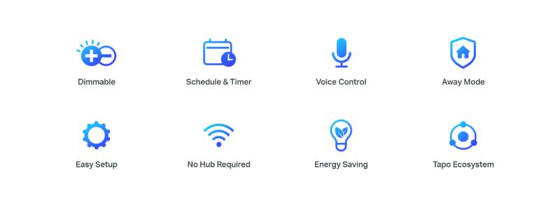 TP-Link Smart Wi-Fi Light Bulb Dimmable Tapo L510E