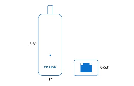 TP-Link UE300 USB 3.0 to Gigabit Ethernet Network Adapter