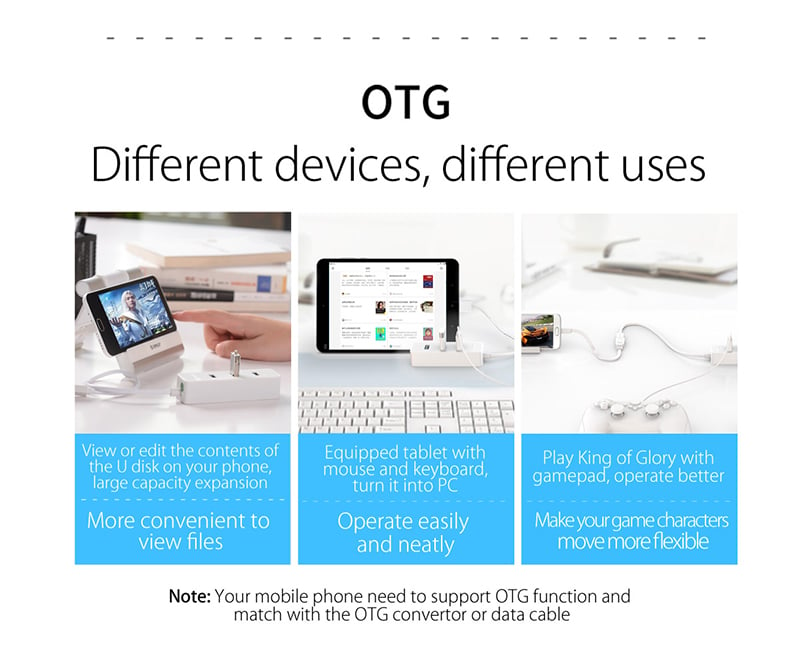 Orico USB 2.0 HUB 4 Ports (W5P-U2)