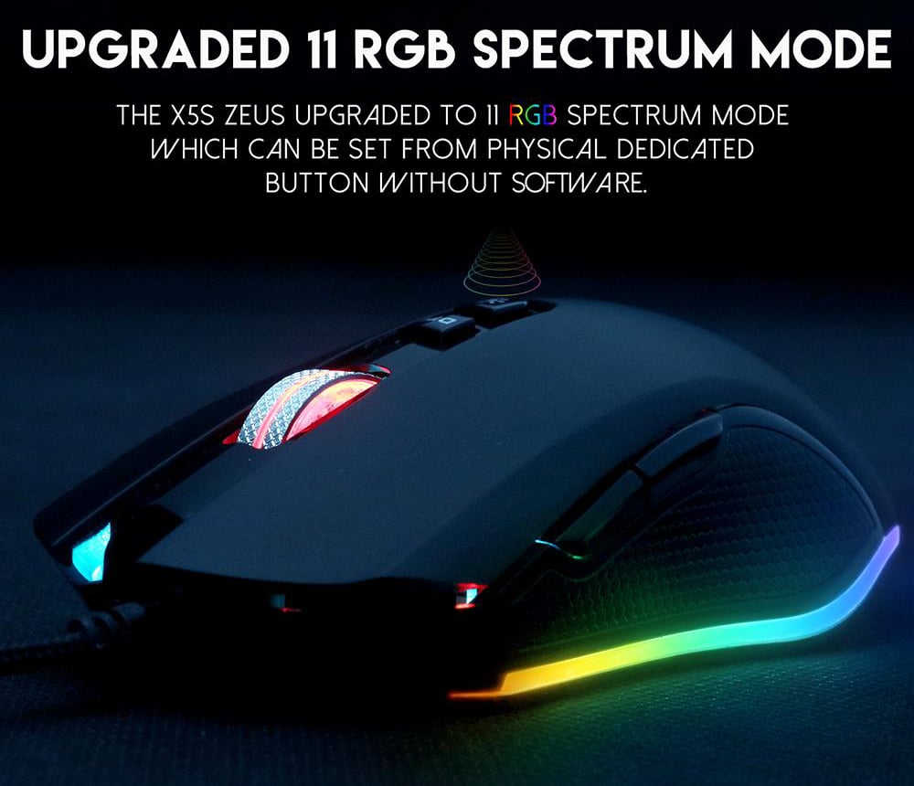 Fantech Gaming Mouse X5s Macro RGB Black
