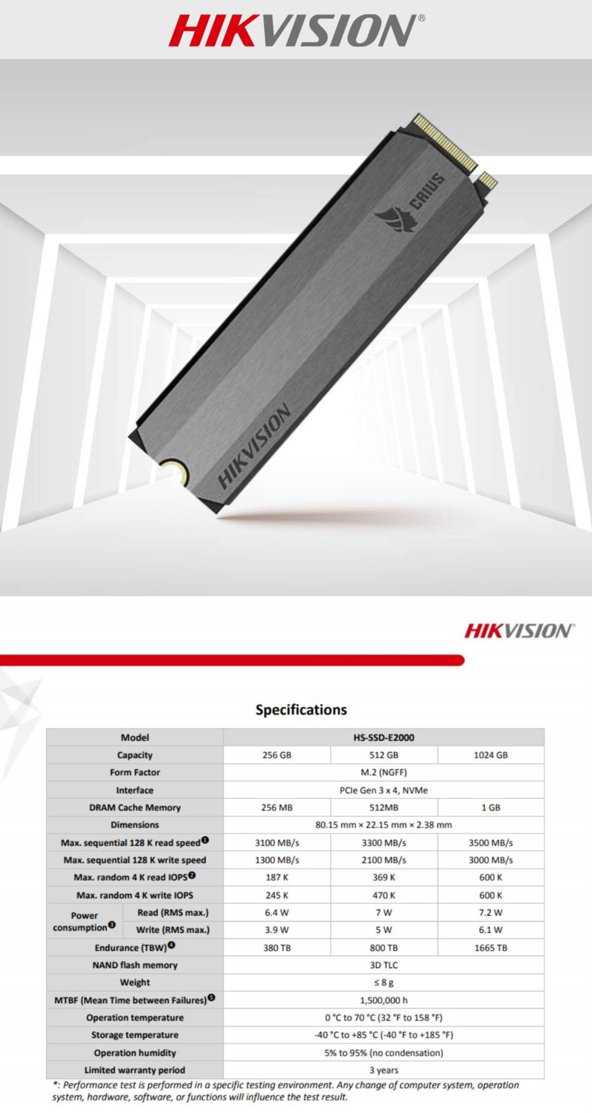 Hikvision sales e2000 1tb