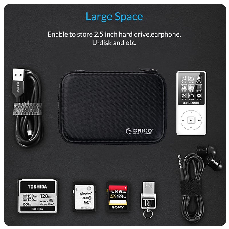 Orico HDD 2.5 Protection Box Black (PHM-25) 