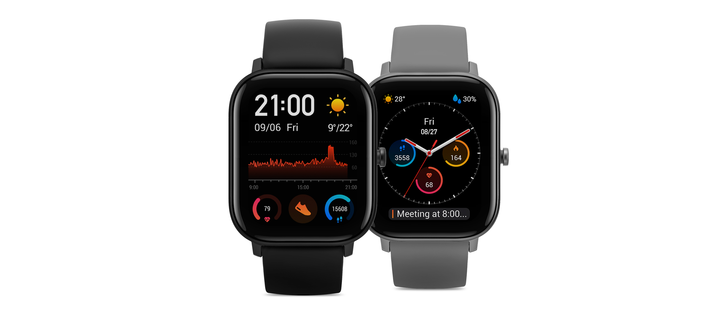 SMARTWATCH (นาฬิกาอัจฉริยะ) XIAOMI AMAZFIT GTS [AMF-6970100373554 ...